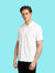 Matte Solid Half Sleeves Men's Polo T-Shirt